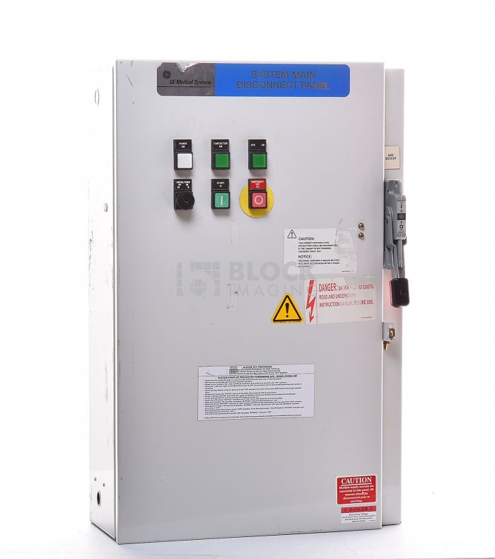 9330G-14B - GE - CT - System Main Disconnect Panel | Block Imaging